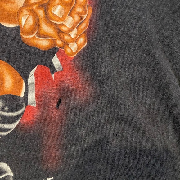 Vintage 1998 The Rock Cartoon WWF Wrestling Tee Shirt - Picture 5 of 5